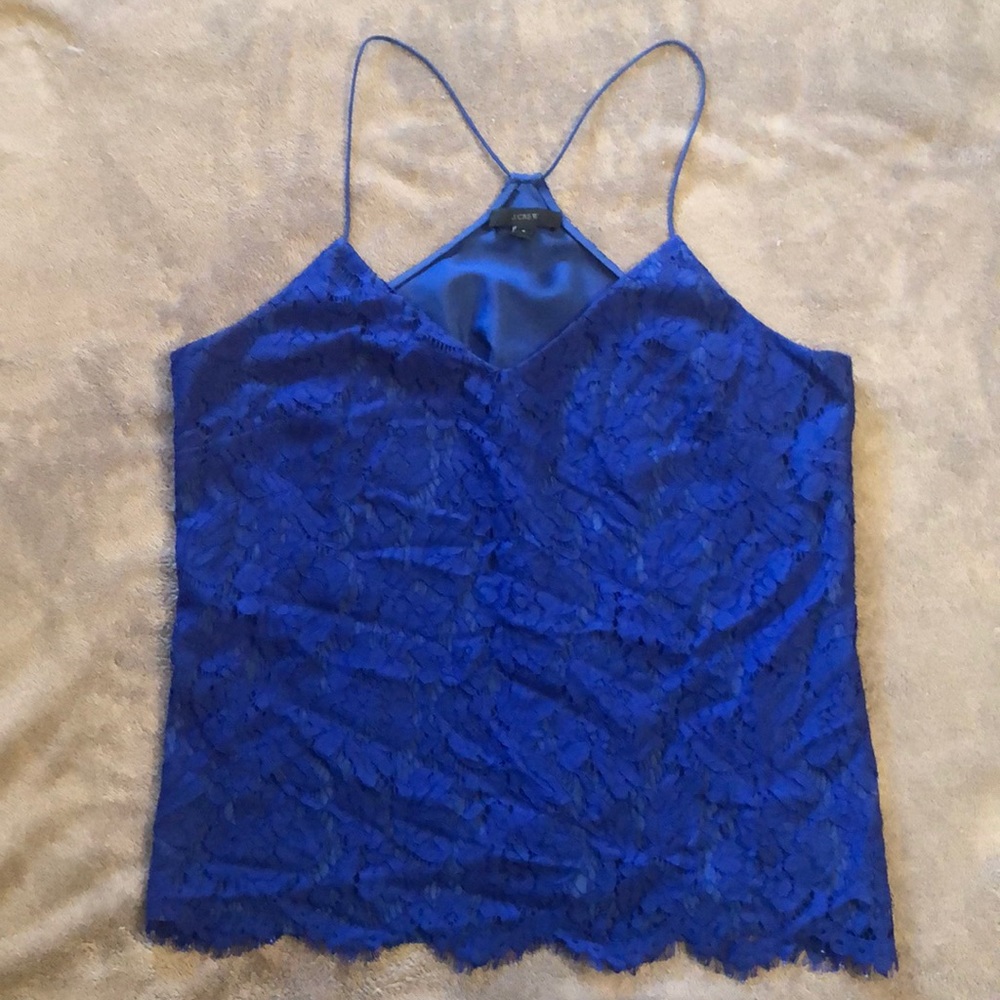 J Crew Lace Tank Top
